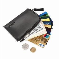 CUIKCA coin purse for man and women leather card holders women fashion leather wallet