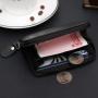 OEM186 Zipper Small Wallets Men Genuine Leather Card Holder Coin Pocket Male Purse Brand High Quality Wallets