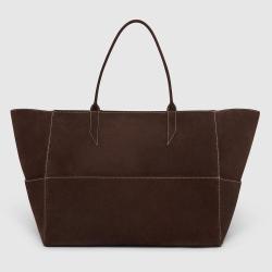 2023 Designer Handbags Dark Color Custom Logo Crossbody Suede Leather Tote Bags For Women