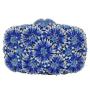 Hollow out metal Purse 2024 New Ladies Party Wedding Handmade Blowball Crystal Diamond Rhinestone Clutch Evening Bags