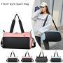 Separate Shoe Position Dry And Wet Separation Sports Yoga Fitness Bag Travel Large Capacity Portable Travel Bag