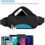 Gelory Multi-function Waterproof Outdoor Sports Fanny Pack Adjustable Waist Belt Bags With Dual Pockets Design For Jogging Fitness