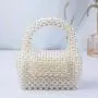custom resin New Mini Colorful Small Square Handmade Beaded Acrylic bag Fashion Handbag for Women 2024