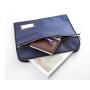 HR286 Customized Printed Logo Thick Portable File Bag Conference Zipper Information Bag Oxford Business Handbag Briefcase
