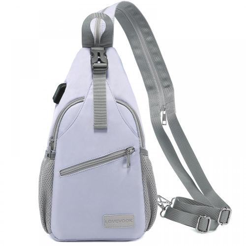 LOVEVOOK fashion small Sling Bag casual daypack waterproof nylon crossbody shoulder bags travel Hiking daily ladies chest bags