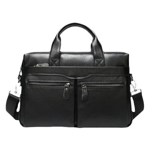 ZWY310 New Men Genuine Leather Business Briefcase Wholesale Customized Daily Vintage Handbag Hot Sale Travel Work Laptop Bag