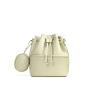 Black Color Fashion Flower Shape Soft Leather Ladies Bucket Bags With Mini Pouch Sac Main Femme Large Capacity Women Handbags