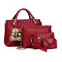KBW648 Women Bag New Fashion Casual Bear Four Sets of Mother Bag Single Shoulder Crossbody Handbag