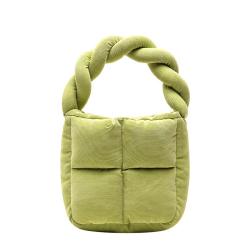 OEM ODM 2024 China Bolsas Winter Shoulder Bags Factory Women Hand Bag Ladies Grid Quilted Handbags Custom Trendy Purses