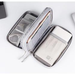 KBW669 Customizable Logo Charging Treasure Data Cable Storage Bag Mobile Power Cloth Bag Hard Box Cell Phone Protective Cover