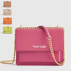 OEM ODM Luxury High Quality Womens Shoulder Bags Classic Crossbody Bags Fashion Vegan Leather Custom Logo Ladies Chian Bag