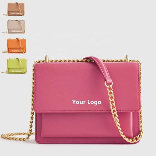 OEM ODM Luxury High Quality Womens Shoulder Bags Classic Crossbody Bags Fashion Vegan Leather Custom Logo Ladies Chian Bag
