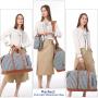 2022 Realer Canvas Women Overnight Bags Carryon Travel Duffel Tote handbags with Shoe Compartment weekend bags  Toiletry Bag