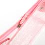Custom logo travel toiletry makeup bag waterproof pvc transparent clear cosmetic bag