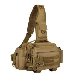 Multifunctional Lure Fishing bag large waist pack Tactical Crossbody fishing fishing bag Pole bag storage outdoor backpack