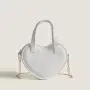wholesale 2024 new cute girls Candy pvc chain small bags Heart shaped  fashion handbags for women