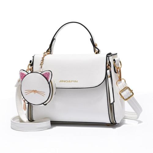 Luxury PU Leather Designer Handbag for Women High Quality Crossbody Shoulder Bag Zipper Closure Two Straps New Fashion Style