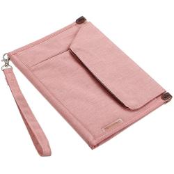 Gelory Portfolio File Folder Documents Bag Files Organizer Business Card Holder Stationery Pencil Case Bag