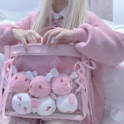 Hot Sale customize clear PVC ita handbag china factory design itabag with pin display insert