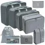 ISO BSCI Factory Travel Luggage Organizer Bags Set Packing Organizers 8 PCS Compression Packing Cubes for Suitcase