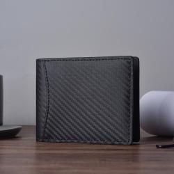 Slim Wallet with Money Clip RFID Blocking Mini Bifold Men ID Credit Card Genuine Leather Money Wallet Clip