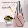 ZWY173 Hot Sale Fashion Nylon Tennis Shoulder Bag Lightweight Sports Organizer Tote Bag New Daily Fitness Badminton Storage Bag