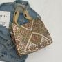Canvas Large Capacity Tote Bag Women'S New Fashion Ethnic Style Carrying Mommy Bag Student Class Shoulder Bag