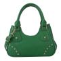 Women's bag red rivet handbag spring/summer 2024 new western-style and trendy texture single shoulder ladies bag