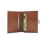 Slim credit card holder bifold wallet custom high quality genuine leather minimalist wallet for men