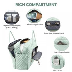 LOVEVOOK Quilted Hospital Ddelivery Duffel Bag Designer Weekender Overnight Duffle Tote Waterproof Carry on Luggage Travel Bags