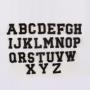 Self Adhesive Felt Glitter A-Z Chenile Letter Patches Sticker Slim Patches Custom Embroidery Full Set Alphabet Chenille Patch