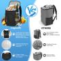 Leakproof Thermal Large Capacity 30-Can Insulated Soft Cooler for Beverage Lunch Travel - Unisex Cooler Backpack