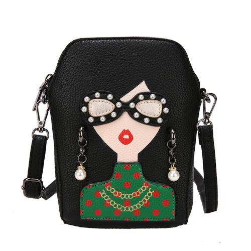 New popular custom printing sling Ita bag DIY pu leather bag for lady