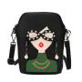 New popular custom printing sling Ita bag DIY pu leather bag for lady