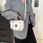 2024 Luxury Crossbody Bag Lady Frosted Pattern PU Leather Single shoulder Strap Tote Bag Metal Buckle with Handle Handbag