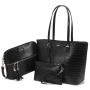 LOVEVOOK wholesale OEM ODM Custom Logo PU Leather Tote 3 pcs Bags Set Purse and Handbags Women Ladies Hand Bags