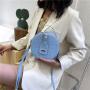 Retro women's bags 2023 summer fashion crocodile small round bag shoulder messenger handbags