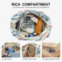LOVEVOOK 2024 Cute travel bag sets with Wet Pocket large 2pcs women weekender bag men's carry on overnight luggage duffel bags
