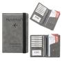 OEW205 PU Leather Travel Passport Holder Cover RFID Passport Holder Cover Wallet Wallet With Card Case Ticket Slot