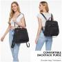 LOVEVOOK Factory Wholesale High Quality 2pc 14 in Casual Nylon Back Bags Women Fashion Cute Waterproof Backpack Purse for Girls