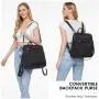 LOVEVOOK Factory Wholesale High Quality 2pc 14 in Casual Nylon Back Bags Women Fashion Cute Waterproof Backpack Purse for Girls