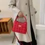 Women's Handbag Casual One Shoulder Messenger Bag Fashion Trend Solid Square Simple Small Square Bag