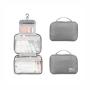BSCI Factory Waterproof Toiletries Organizer Storage Pouch Ladies Bathroom Neceser Makeup Bag Travel Cosmetic Bags with Hook