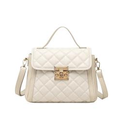 ZF010 Women's New Fashion PU Polyester Handbag Explosive Waterproof Travel Zipper Crossbody Bag Simple Texture Shoulder Bag