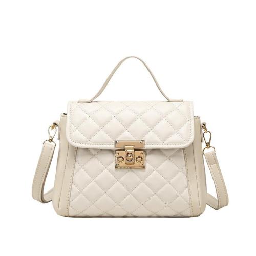 ZF010 Women's New Fashion PU Polyester Handbag Explosive Waterproof Travel Zipper Crossbody Bag Simple Texture Shoulder Bag
