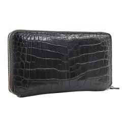 new design men's zipper customized leather mens long wallet phone holder purse men wallet with zip