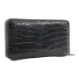 new design men's zipper customized leather mens long wallet phone holder purse men wallet with zip
