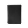 Full grain leather name card case bifold leather credit card case for men