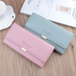 2024 new design ladies pu leather wallet wholesale fashion women trendy coin leather women's wallet