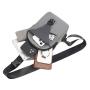 ZR521 Mens Chest Bag Vest New USB Shoulder Bag Sports Travel Cross Body Bag Leisure Solid Color Nylon Cloth Sling Chest
